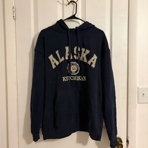 Alaska Ketchikan Pullover Hoodie - Navy